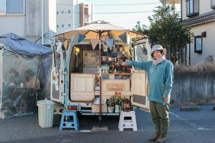 經營移動銷售咖啡館Going Cafe的Shintaro Uchida (我家·Shintaro)