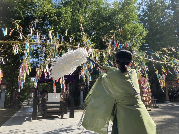 在大崎八幡宮的祈願