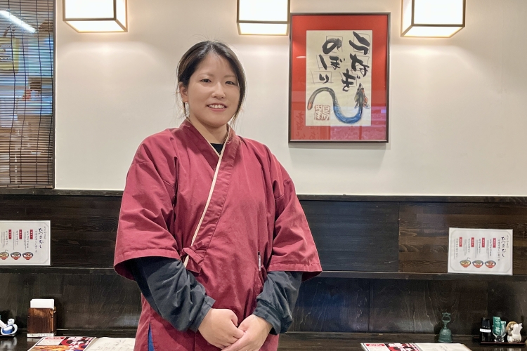 Shishikura先生說:「無論男女老少，都希望您能輕松愉快地享用鰻魚。」