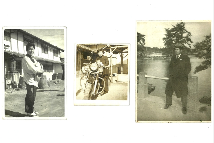 Katsuji Nishiguchi先生 (右) 創始人Katsuhiro Nishiguchi先生 (右) 的兒子和第二代Katsuhiro先生 (中間)